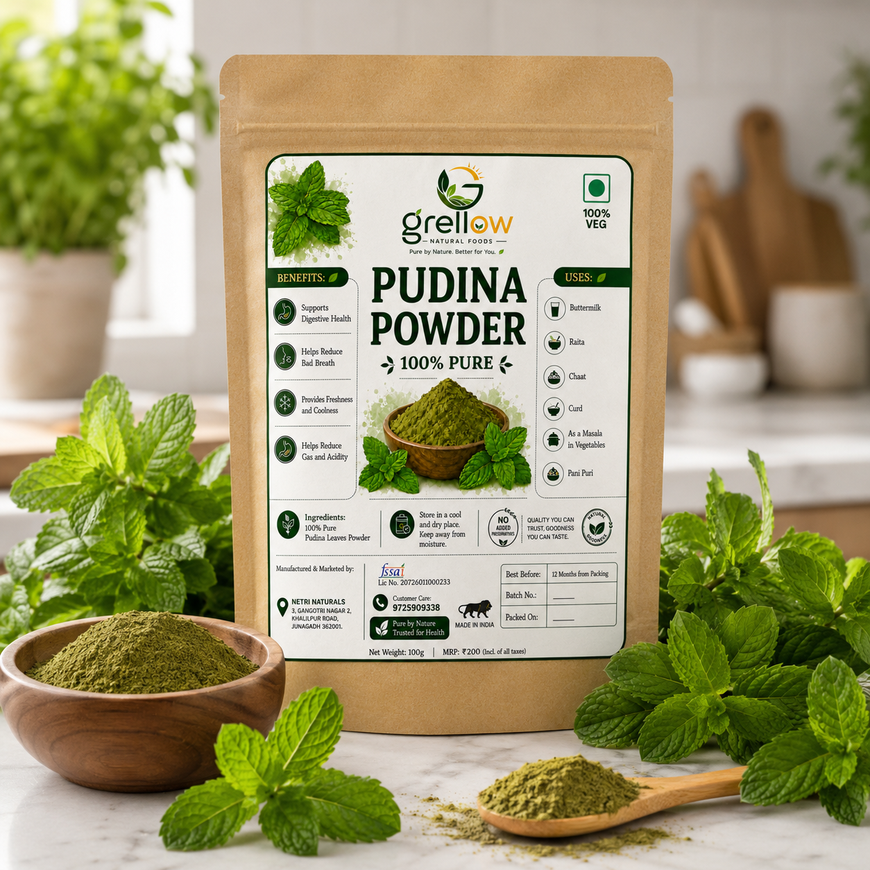 Pudina powder thumbnail 2